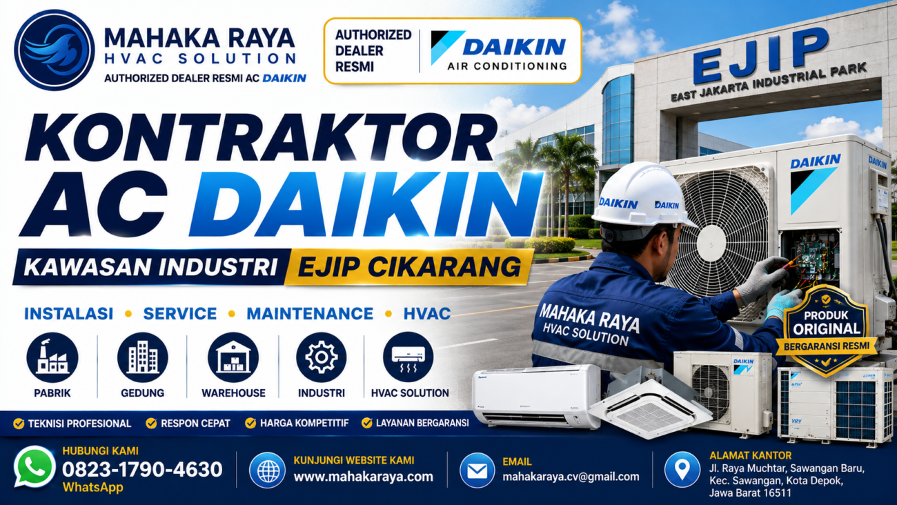 007-Kontraktor AC DAIKIN EJIP Cikarang