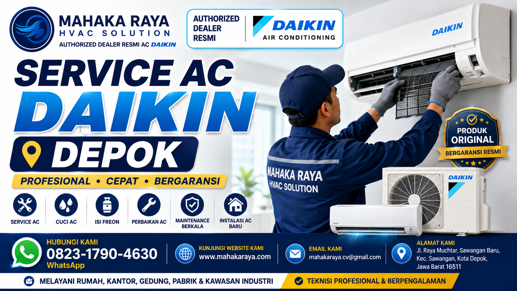 010-SERVICE AC DAIKIN DEPOK