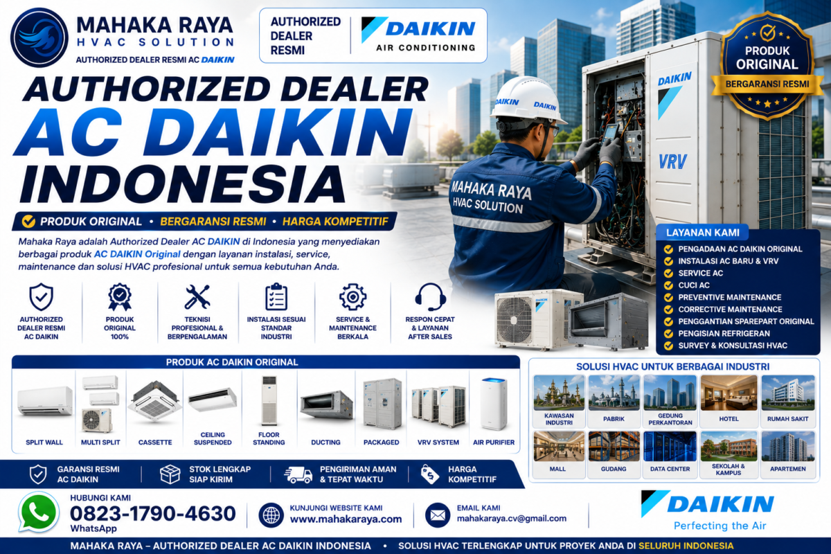 Authorized Dealer AC DAIKIN Indonesia