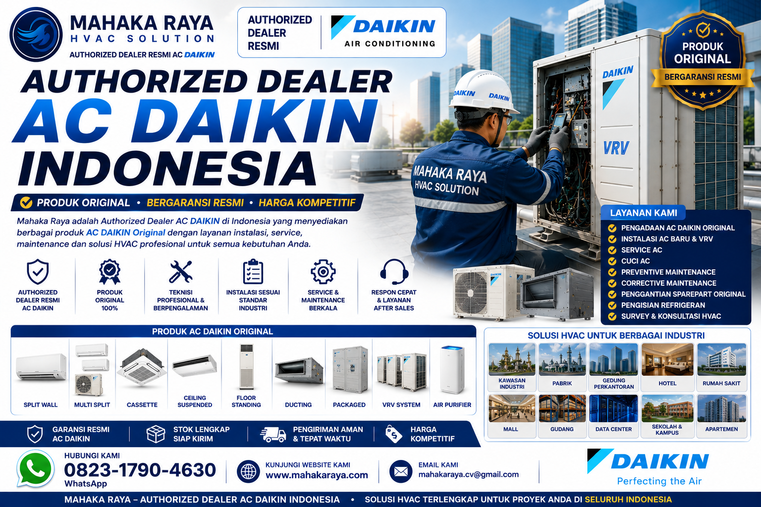 Authorized Dealer AC DAIKIN Indonesia