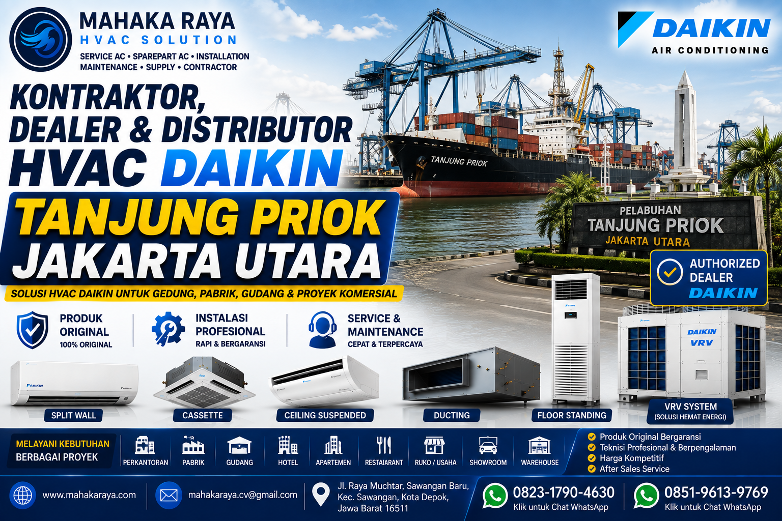 kontraktor-dealer-distributor-hvac-daikin-tanjung-priok