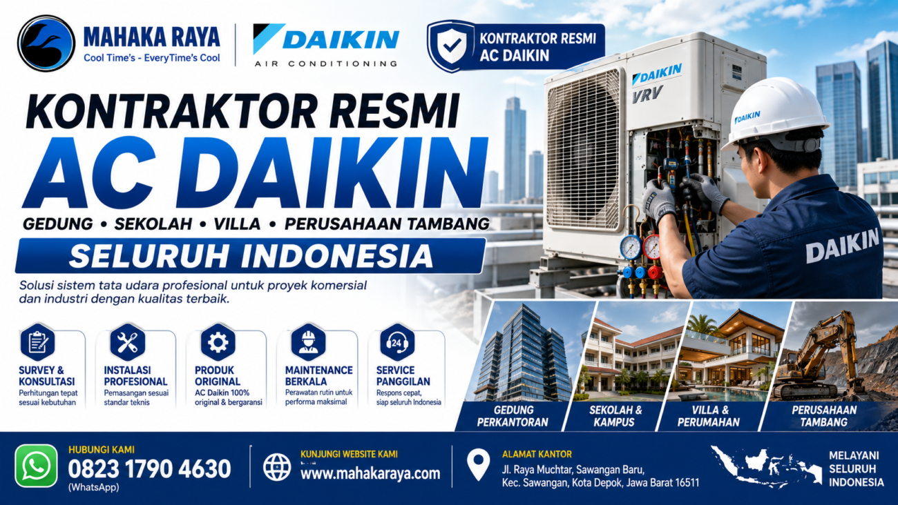 KONTRAKTOR AC RESMI DAIKIN