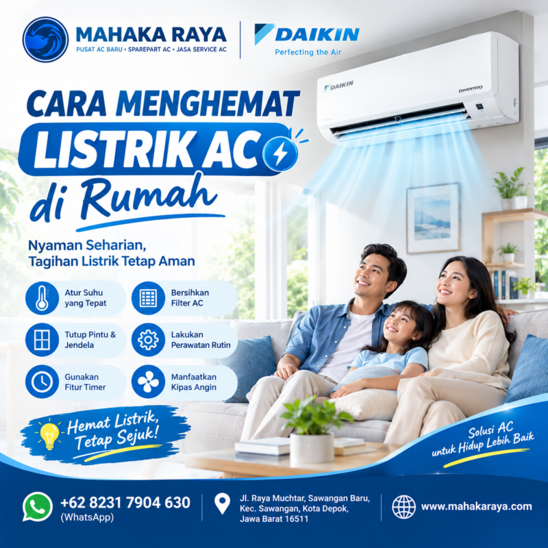 Cara Menghemat Listrik AC